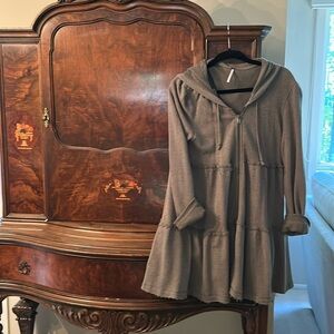 Army Green Zip Sweater